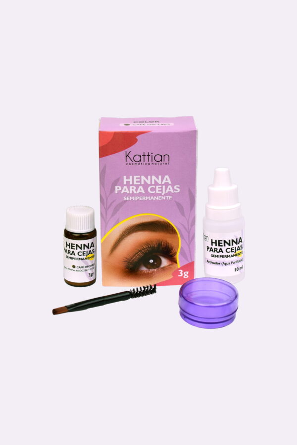 HENNA PARA CEJAS * 3 GRS CAFE CLARO