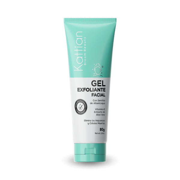 GEL EXFOLIANTE FACIAL KATTIAN POR 80 ML