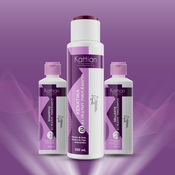 KIT KERATINA ORGANICA 3 PASOS * 500 ML